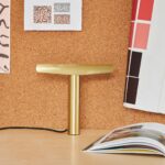 Table Lamp - Brass with Hood - Image 5